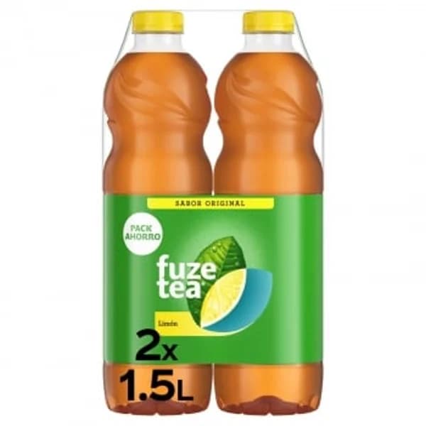 Fuze Tea limón pack 2 botellas 1,5 l. - 2.99 l - Imagen del producto en Findit