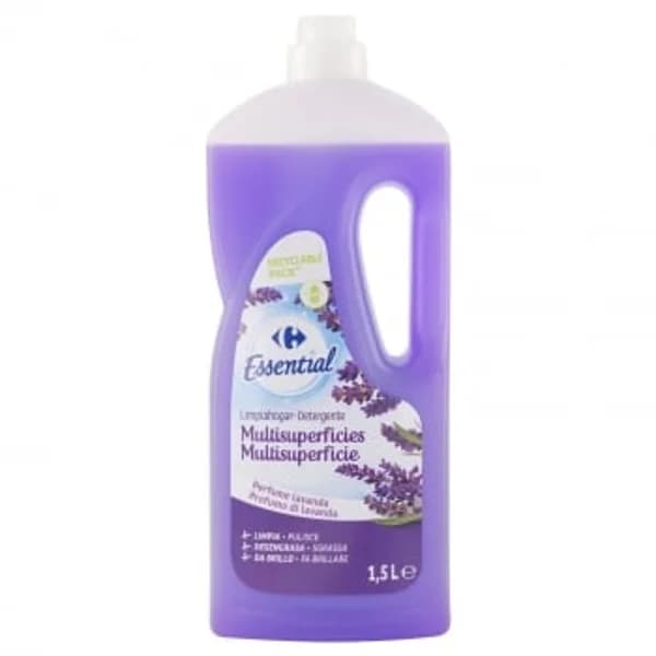 Fregasuelos perfume lavanda Essential Carrefour 1,5 l. - 1.5 l - Imagen del producto en Findit