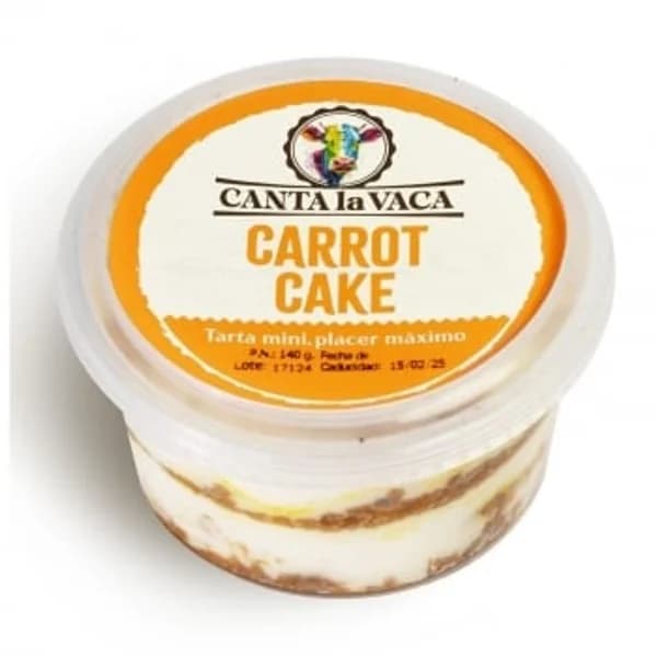 Pastel de zanahoria Canta la Vaca 140 g. - 0.14 kg - Imagen del producto en Findit