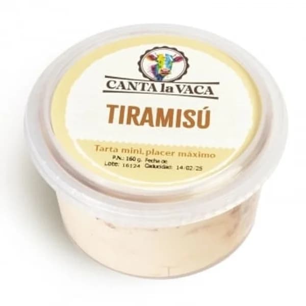 Tarta de tiramisú CantaLaVaca 160 g. - 0.16 kg - Imagen del producto en Findit