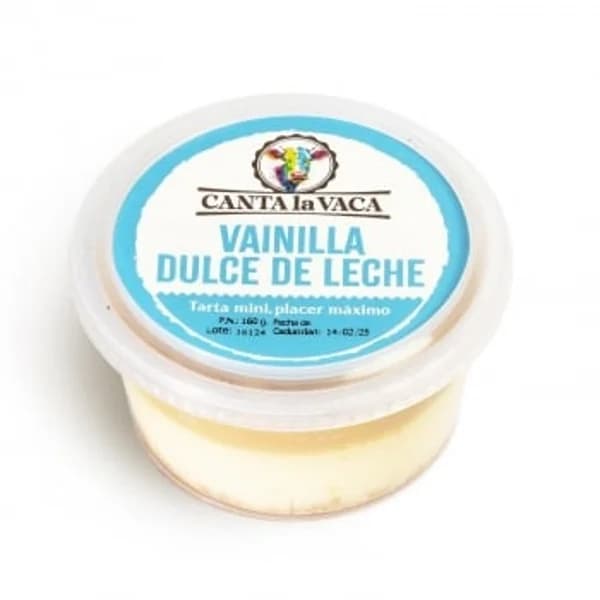 Tarta mini vainilla dulce de leche Canta la Vaca 160 g. - 0.16 kg - Imagen del producto en Findit