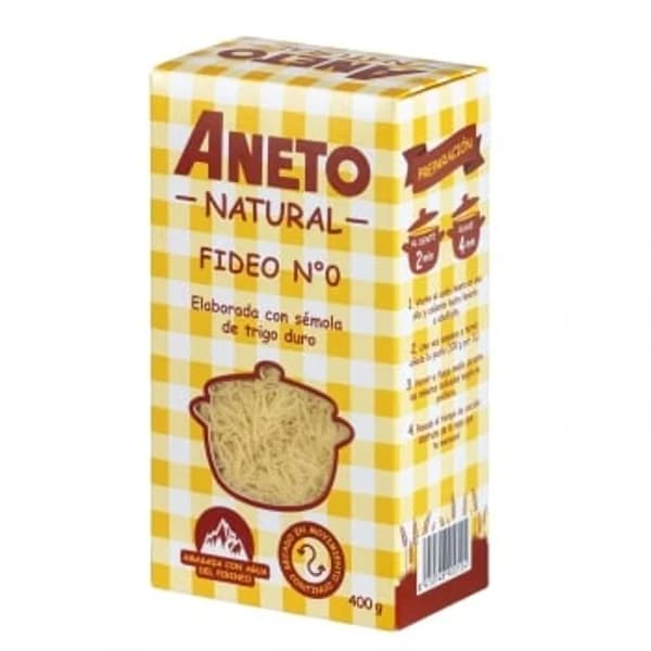 Pasta fideo Nº0 400 g. - 0.4 kg - Imagen del producto en Findit