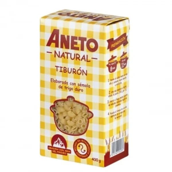 Pasta tiburón Aneto 400 g. - 0.4 kg - Imagen del producto en Findit