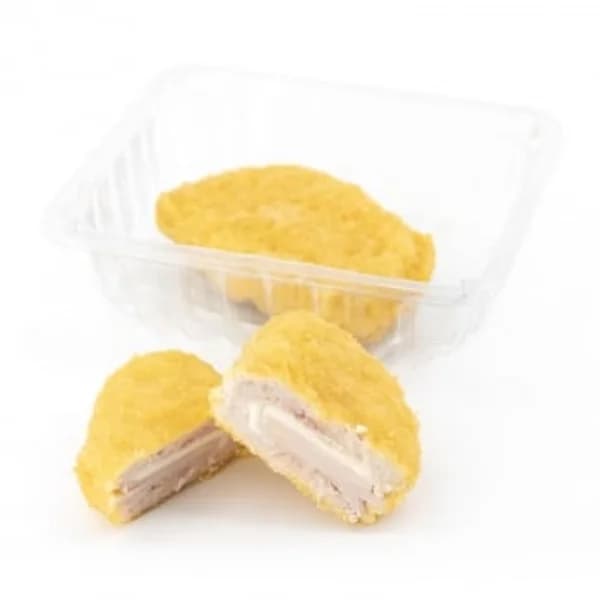 Cordon Bleu de carne de pechuga de pollo con fiambre de pavo y queso Carrefour El Mercado 260 g - 0.26 kg - Imagen del producto en Findit