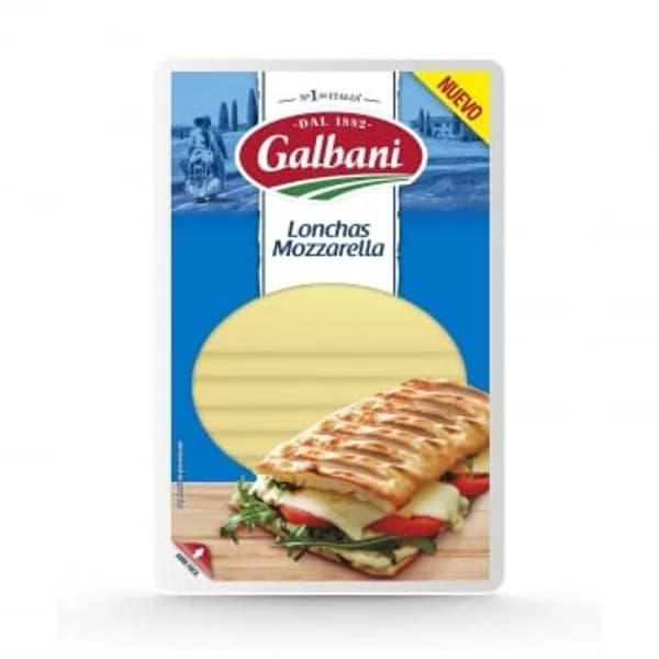 Queso Mozzarella en lonchas Galbani 100 g - 0.1 kg - Imagen del producto en Findit
