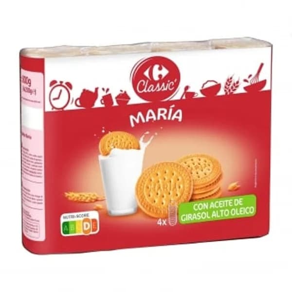 Galletas María Carrefour Classic 800 g. - 0.8 kg - Imagen del producto en Findit