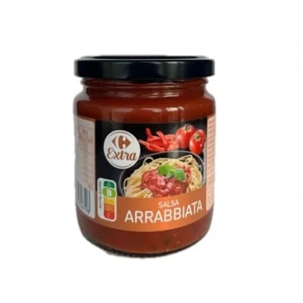 Salsa arrabiata Extra Carrefour 235 g. - 0.24 kg - Imagen del producto en Findit