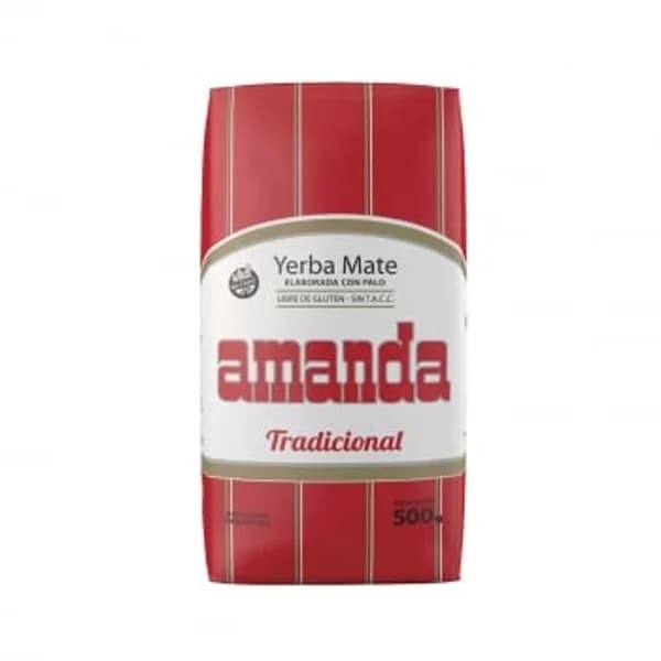 Yerba mate Amanda sin gluten 500 g. - 0.5 kg - Imagen del producto en Findit
