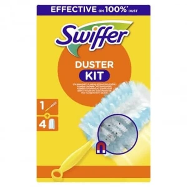 Plumero Swiffer 1 mango y 4 recambios - 1 ud - Imagen del producto en Findit