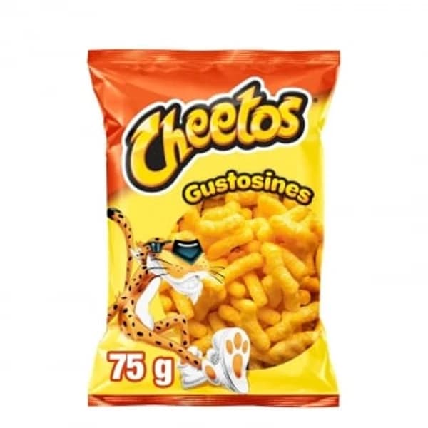 Aperitivo de maíz sabor queso Gustosines Cheetos 75 g. - 0.08 kg - Imagen del producto en Findit