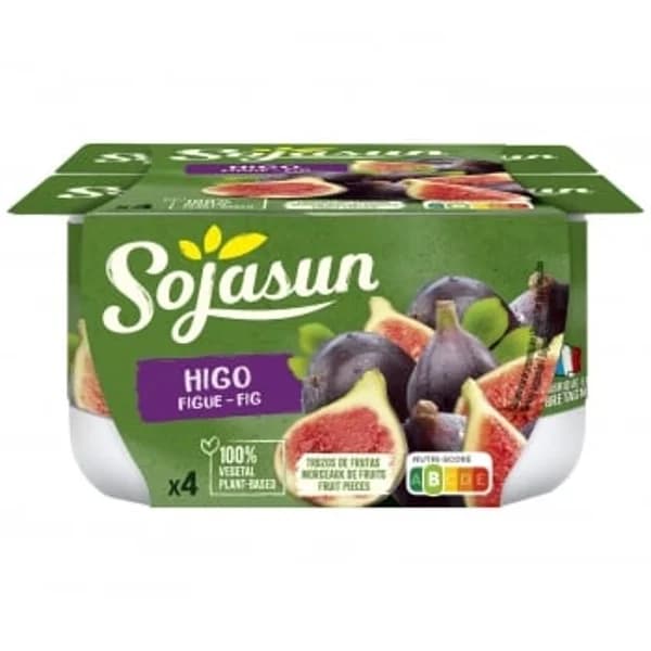 Preparado de soja con higo Sojasun pack de 4 unidades de 100 g. - 0.4 kg - Imagen del producto en Findit