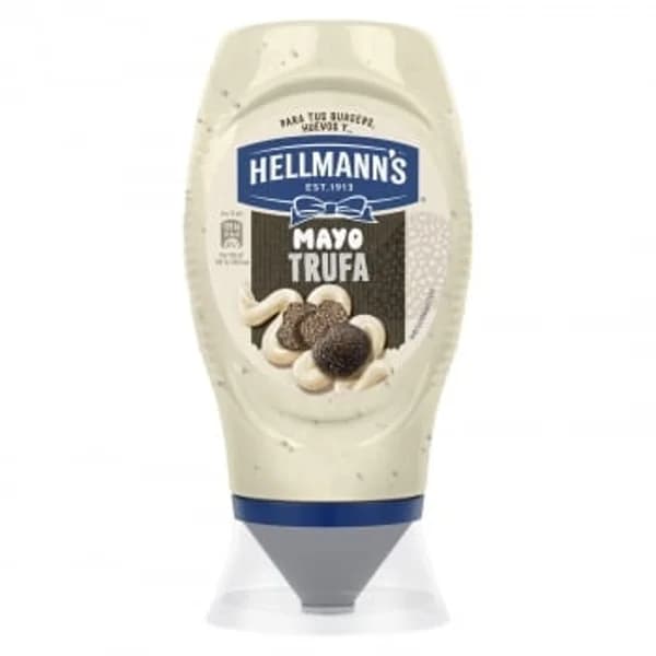 Mayonesa con trufa Hellmann's envase 250 ml. - 0.25 l - Imagen del producto en Findit