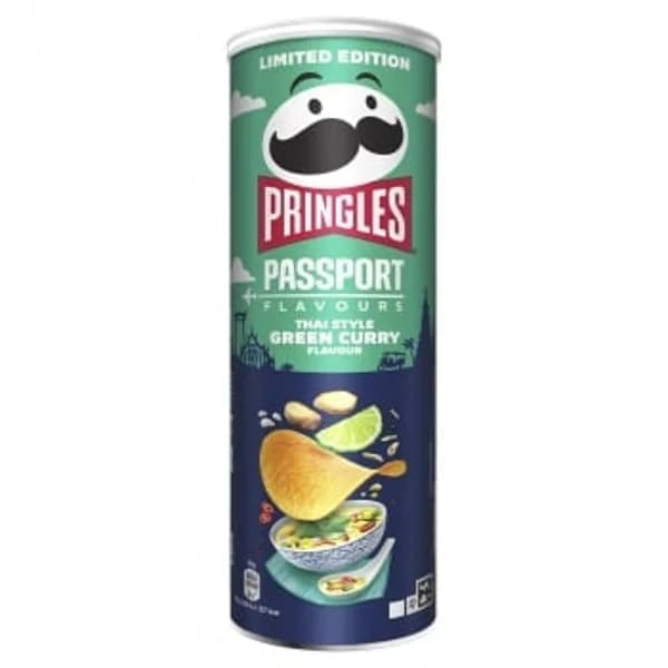 Aperitivo de patata sabor thai green curry Passport Pringles 165 g. - 0.17 kg - Imagen del producto en Findit
