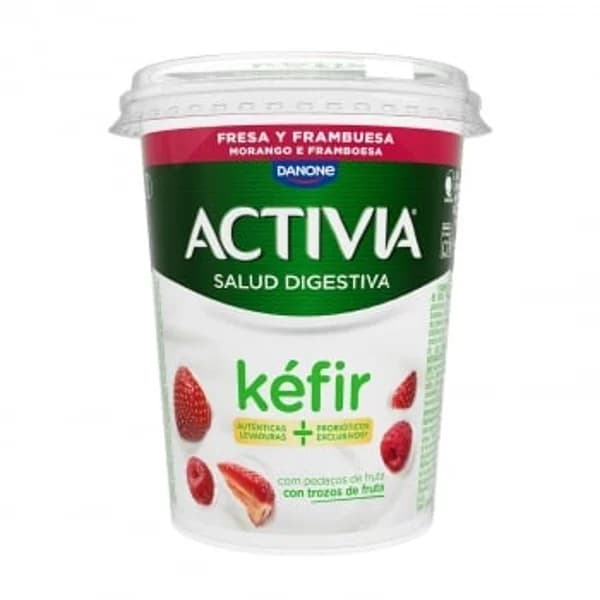 Kéfir de fresa y frambuesa Activia Danone 380 g. - 0.38 kg - Imagen del producto en Findit