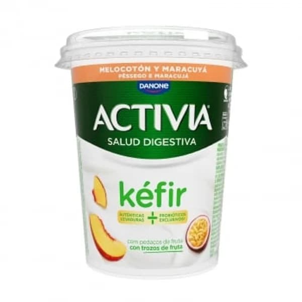 Kéfir de melocotón y maracuya Activia Danone 380 g. - 0.38 kg - Imagen del producto en Findit