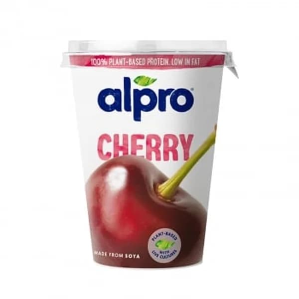Producto fermentado a base de soja con calcio y vitaminas añadidas sabor cereza Alpo sin gluten sin lactosa 400 g. - 0.4 kg - Imagen del producto en Findit