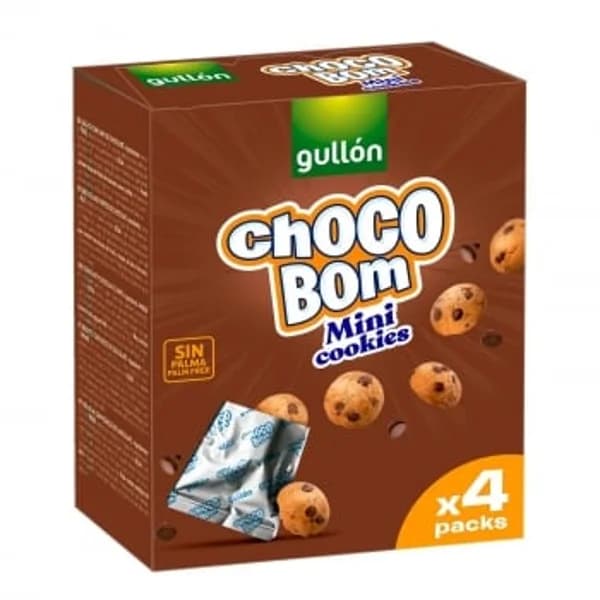 Galletas mini cookies ChocoBom Gullón 160 g. - 0.16 kg - Imagen del producto en Findit