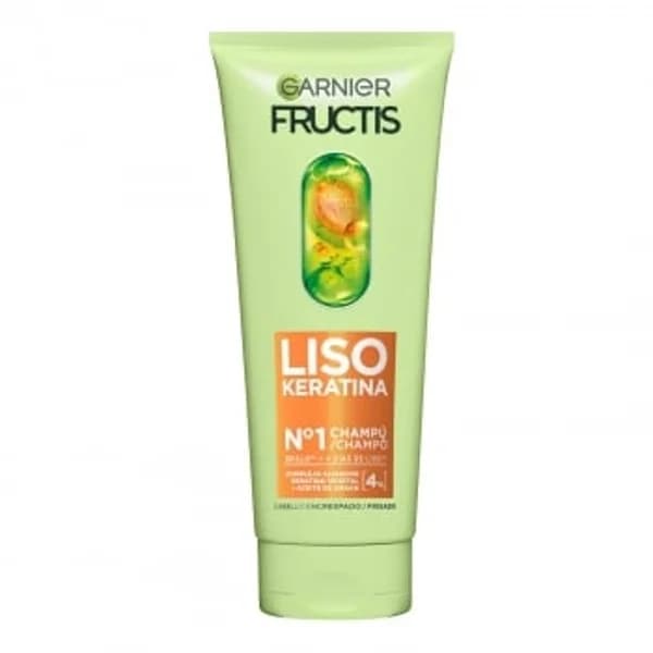 Champú liso keratina para cabello encrespado Garnier Fructis 200 ml. - 0.2 l - Imagen del producto en Findit