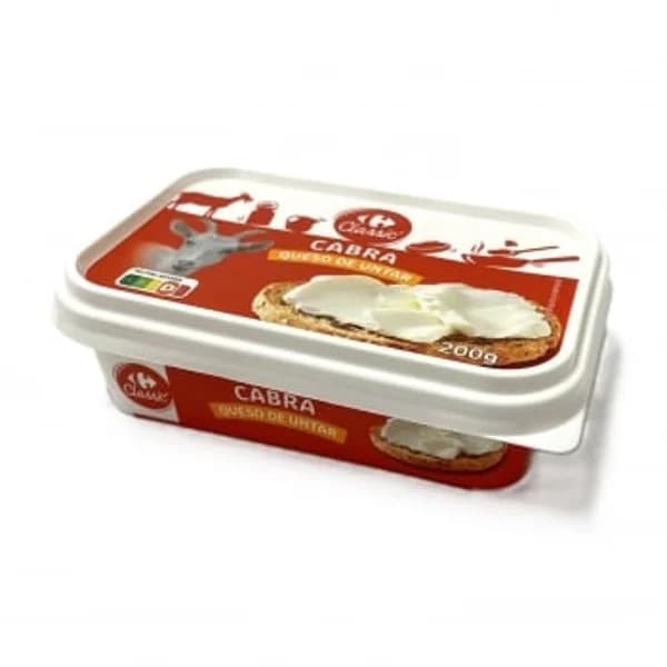 Queso de cabra para untar Carrefour Classic 200 g - 0.2 kg - Imagen del producto en Findit