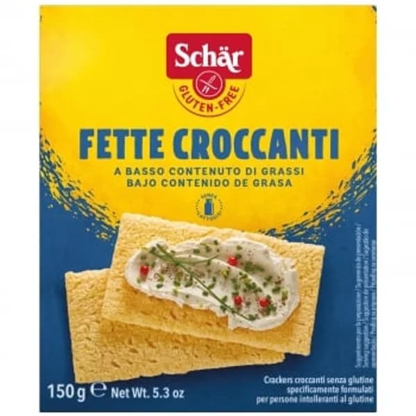 Pan crujiente Schär sin gluten y sin lactosa 150 g. - 0.15 kg - Imagen del producto en Findit