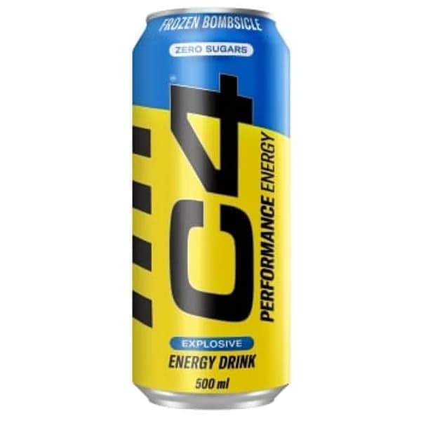 C4 Performance Bebida energética fronzen bombsicle Zero azúcar lata 50 cl. - 0.5 l - Imagen del producto en Findit