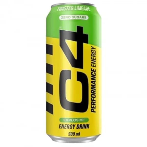 C4 Performance Bebida Energética twisted limeade Zero azúcar lata 50 cl. - 0.5 l - Imagen del producto en Findit