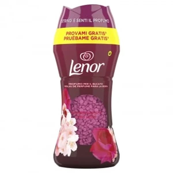 Perfume para la ropa en perlas concentrado rubí y jazmín Unstoppables Lenor 195 g. - 0.19 kg - Imagen del producto en Findit