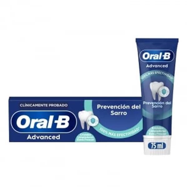 Dentífrico prevención del sarro extra frescor Advanced Oral-B 75 ml. - 0.08 l - Imagen del producto en Findit