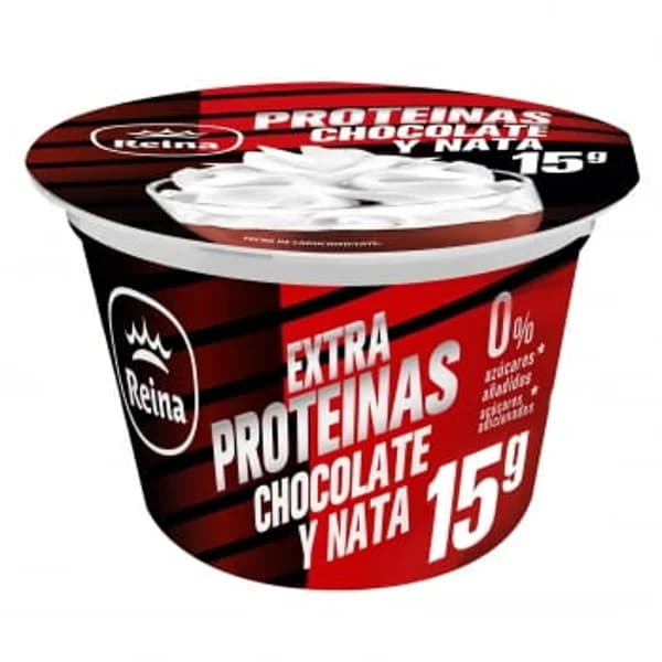 Mousse con cobertura de chocolate y nata Reina sin gluten 150 g. - 0.15 kg - Imagen del producto en Findit