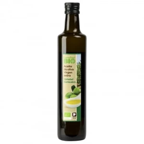 Aceite de oliva virgen extra ecológico variedad cornicabra Carrefour Bio 500 ml. - 0.5 l - Imagen del producto en Findit