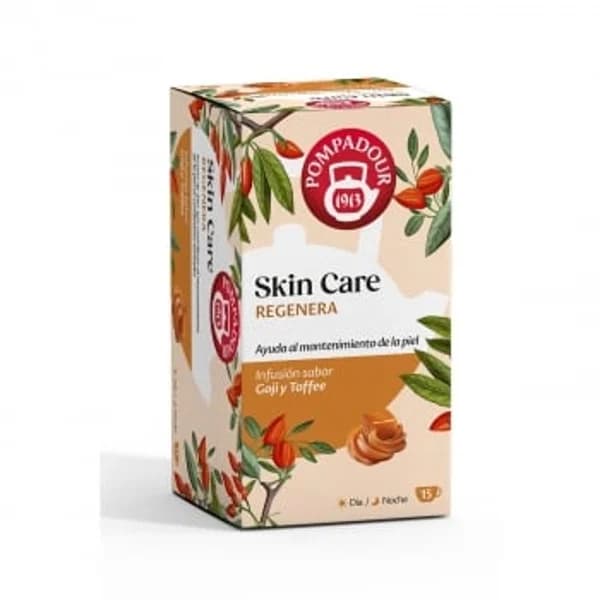 Infusion con goji y toffe en bolsitas Skin Care Regenera Pompadour 15 ud. - 0.04 kg - Imagen del producto en Findit