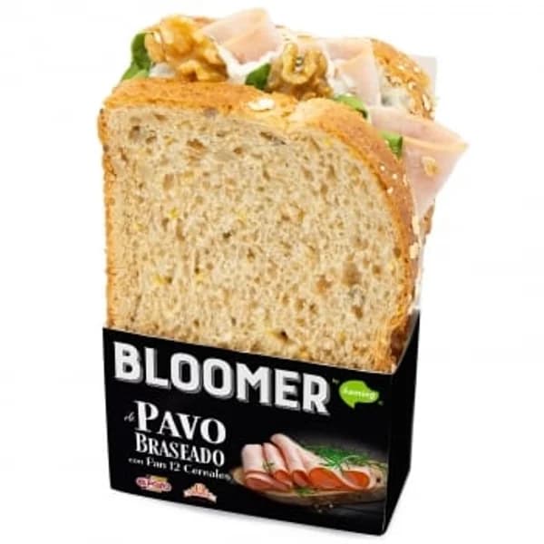 Bloomer de pavo braseado con 12 cereales Ñaming 200 g. - 0.2 kg - Imagen del producto en Findit