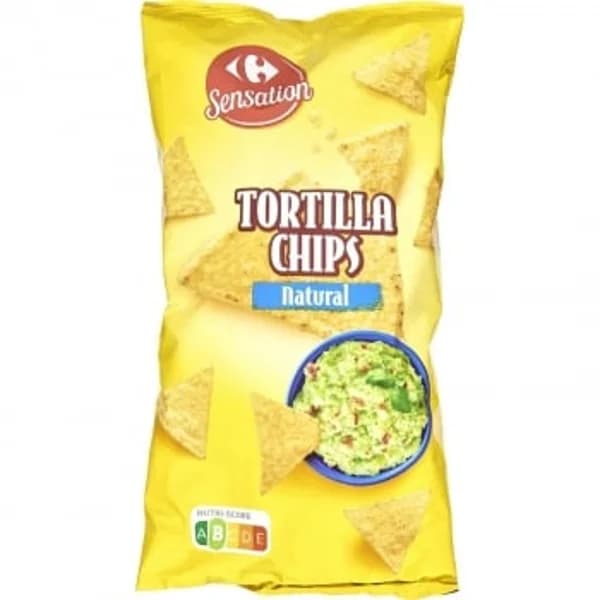 Nachos sabor natural Carrefour Sensation 200 g. - 0.2 kg - Imagen del producto en Findit