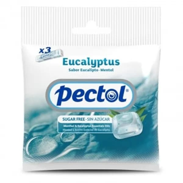 Caramelos sabor mentol y eucalipto sin azúcar Pectol pack 3 unidades de 31 g. - 0.09 kg - Imagen del producto en Findit