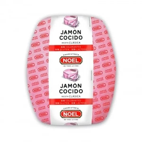 Jamón cocido receta clásica Noel sin gluten y sin lactosa 250 g aprox - 0.25 kg - Imagen del producto en Findit