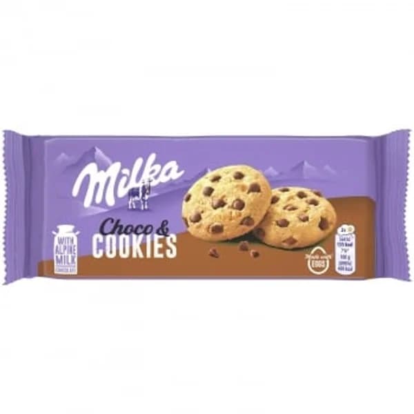 Galletas con gotas de chocolate Milka 135 g. - 0.14 kg - Imagen del producto en Findit