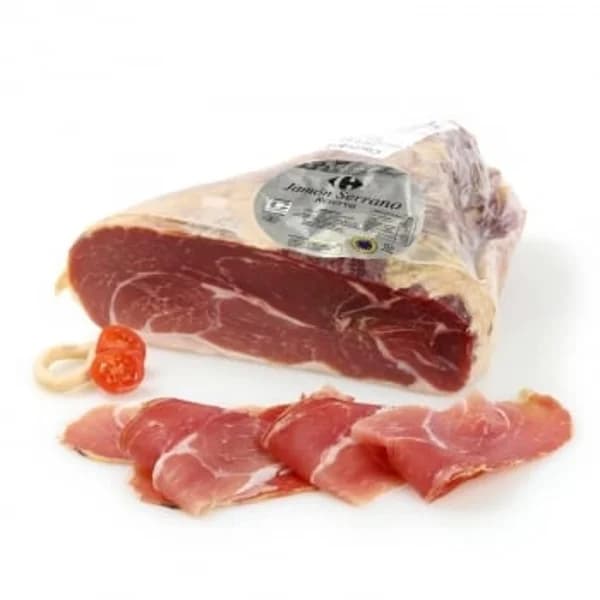 Centro jamón serrano Reserva Carrefour al corte 150 g aprox - 0.15 kg - Imagen del producto en Findit