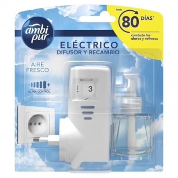 Ambientador eléctrico aire fresco aparato y recambio Ambi Pur 1 ud. - 1 ud - Imagen del producto en Findit