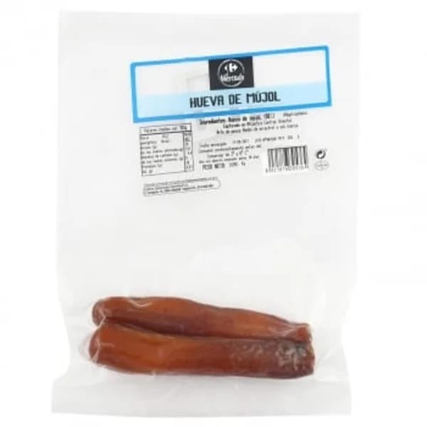 Huevas de mújol salado Carrefour El Mercado 100 g - 0.09 kg - Imagen del producto en Findit