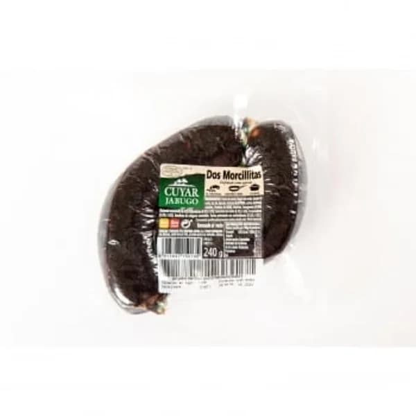 Morcillita Ibérica Embutidos Jabugo Cuyar sin gluten pack de 2 unidades de 120 g - 0.24 kg - Imagen del producto en Findit