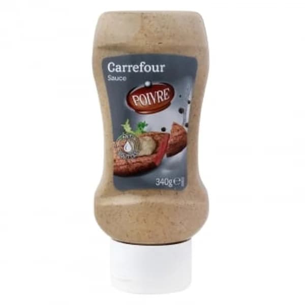 Salsa a la pimienta Carrefour envase 340 g. - 0.34 kg - Imagen del producto en Findit