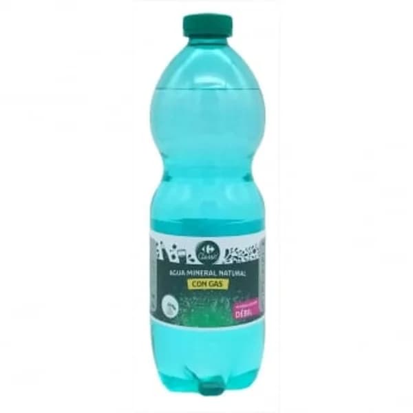 Agua mineral con gas Carrefour Classic 50 cl. - 0.5 l - Imagen del producto en Findit