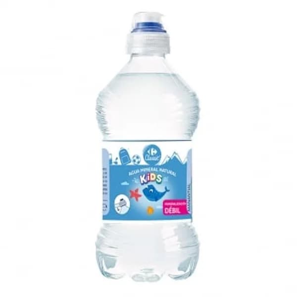Agua mineral Carrefour Kids tapón deportivo 33 cl. - 0.33 l - Imagen del producto en Findit