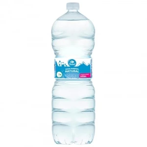 Agua mineral Carrefour natural 2 l. - 2.04 l - Imagen del producto en Findit