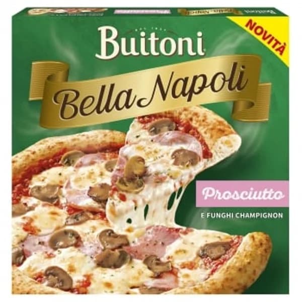 Pizza de champiñones y jamón cocido Buitoni 375 g. - 0.37 kg - Imagen del producto en Findit