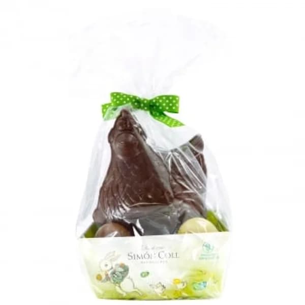 Gallina chocolate en cesta Simon Coll 215 g - 0.21 kg - Imagen del producto en Findit