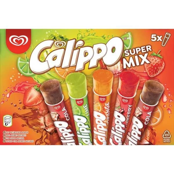 Helado Supermix CALIPPO, 5 uds, caja 525 g - 0.53 kg - Imagen del producto en Findit