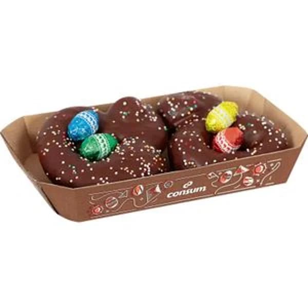 Mini Monas Bañadas de Chocolate c/4 Huevito - 0.12 kg - Imagen del producto en Findit