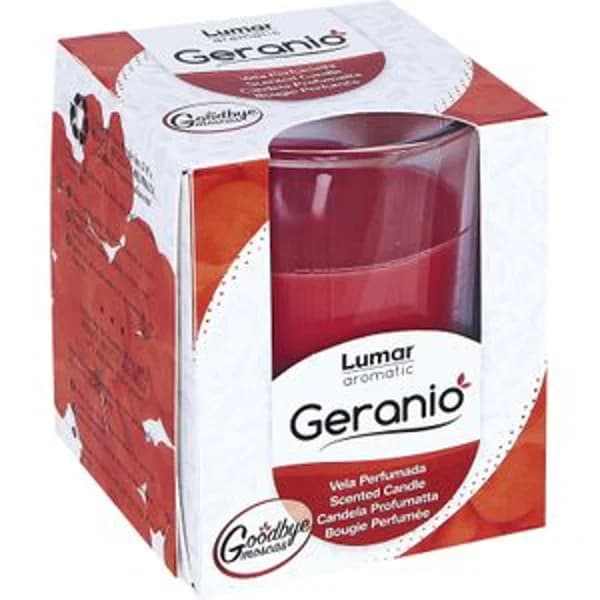 Vaso Cristal Aromatic Bye Moscas, Geranio - 1 ud - Imagen del producto en Findit