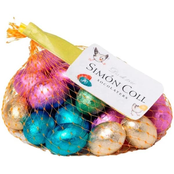 Huevos rellenos de praliné SIMON COLL, bolsa 135 g - 1 ud - Imagen del producto en Findit